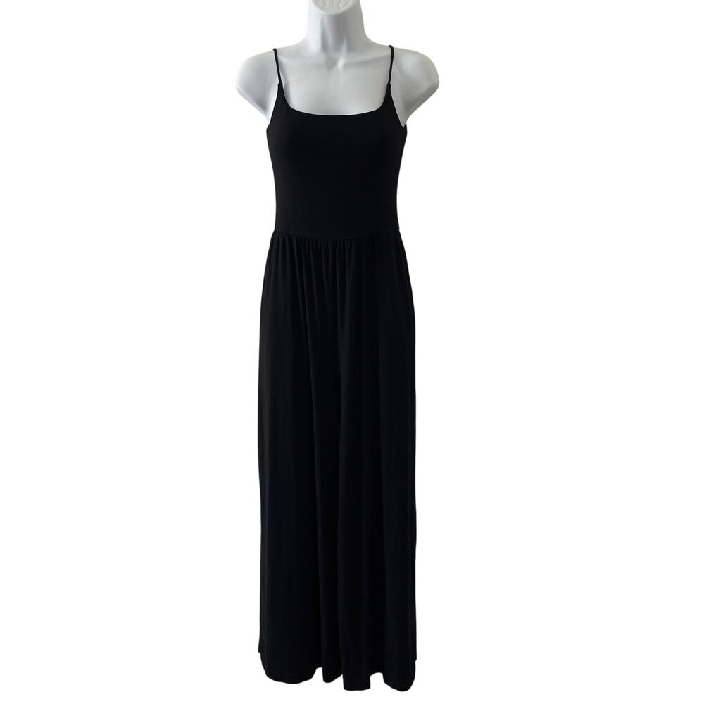 Reformation Chandler Jumpsuit Womens Small Black Pockets Classic Minimal Capsule